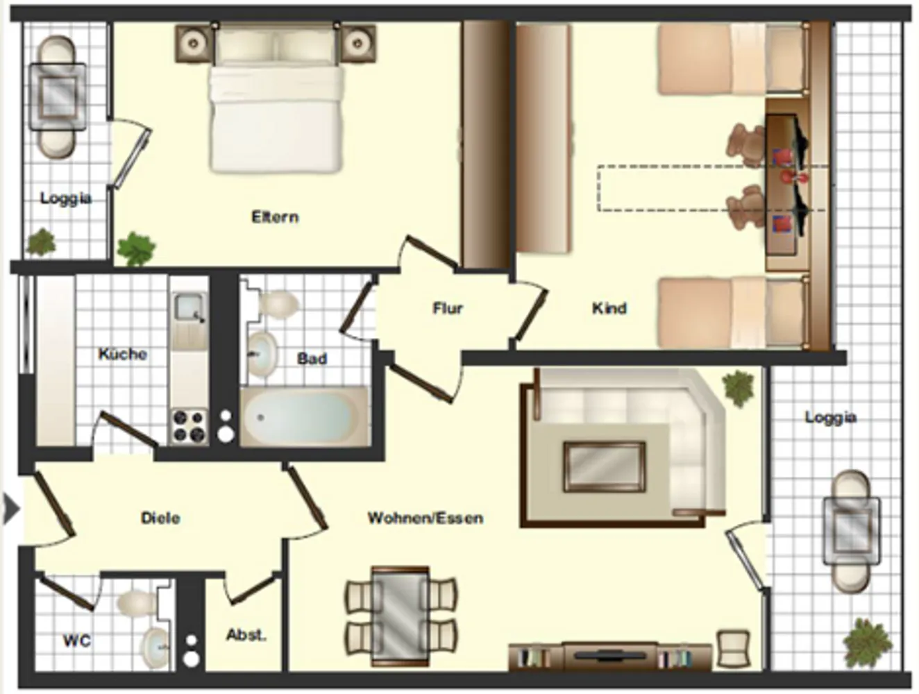 3 Zimmer Wohnung mit 80 m² in Dorsten – Bild 10