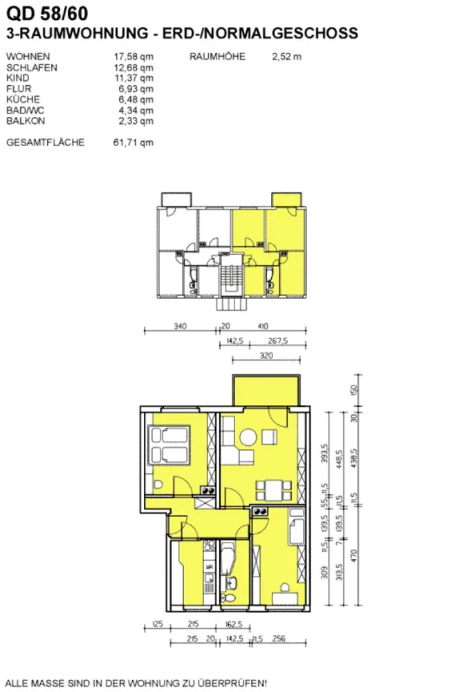 3 room apartment with 63 m² in Dresden – Photo 3