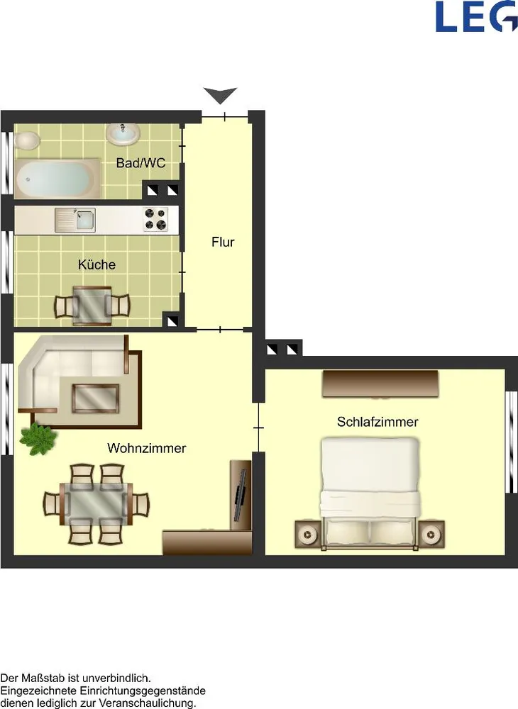 2 Zimmer Wohnung mit 50 m² in Remscheid – Bild 6