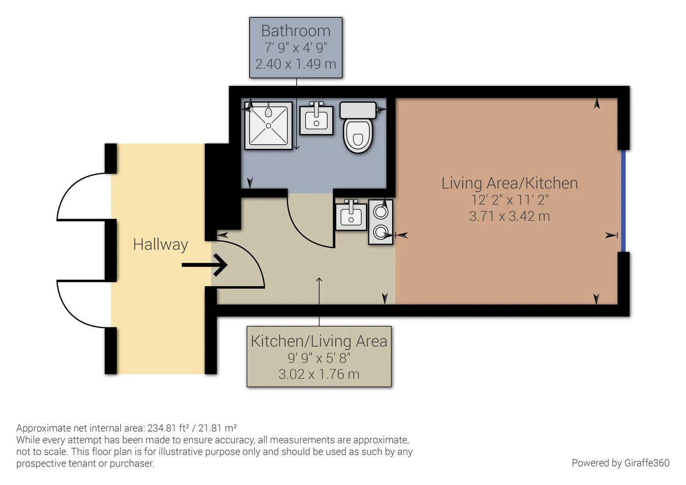 1 Zimmer Wohnung mit 22 m² in Berlin – Bild 8
