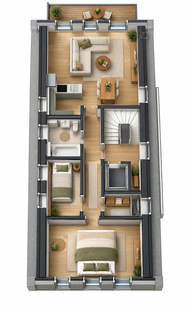 3 room apartment with 76 m² in Königs Wusterhausen – Photo 1