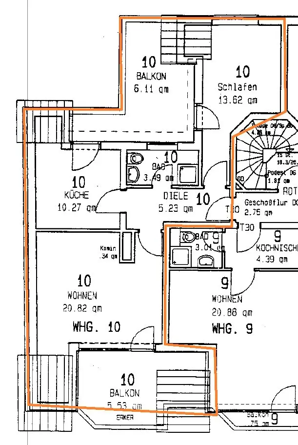 2 Zimmer Wohnung mit 53 m² in Aachen – Bild 7