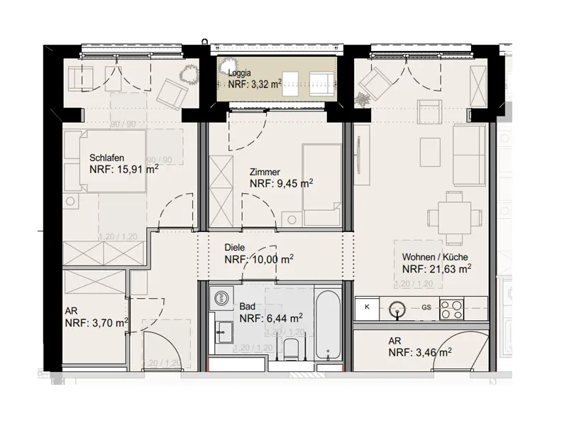 3 room apartment with 68 m² in Cottbus – Photo 10