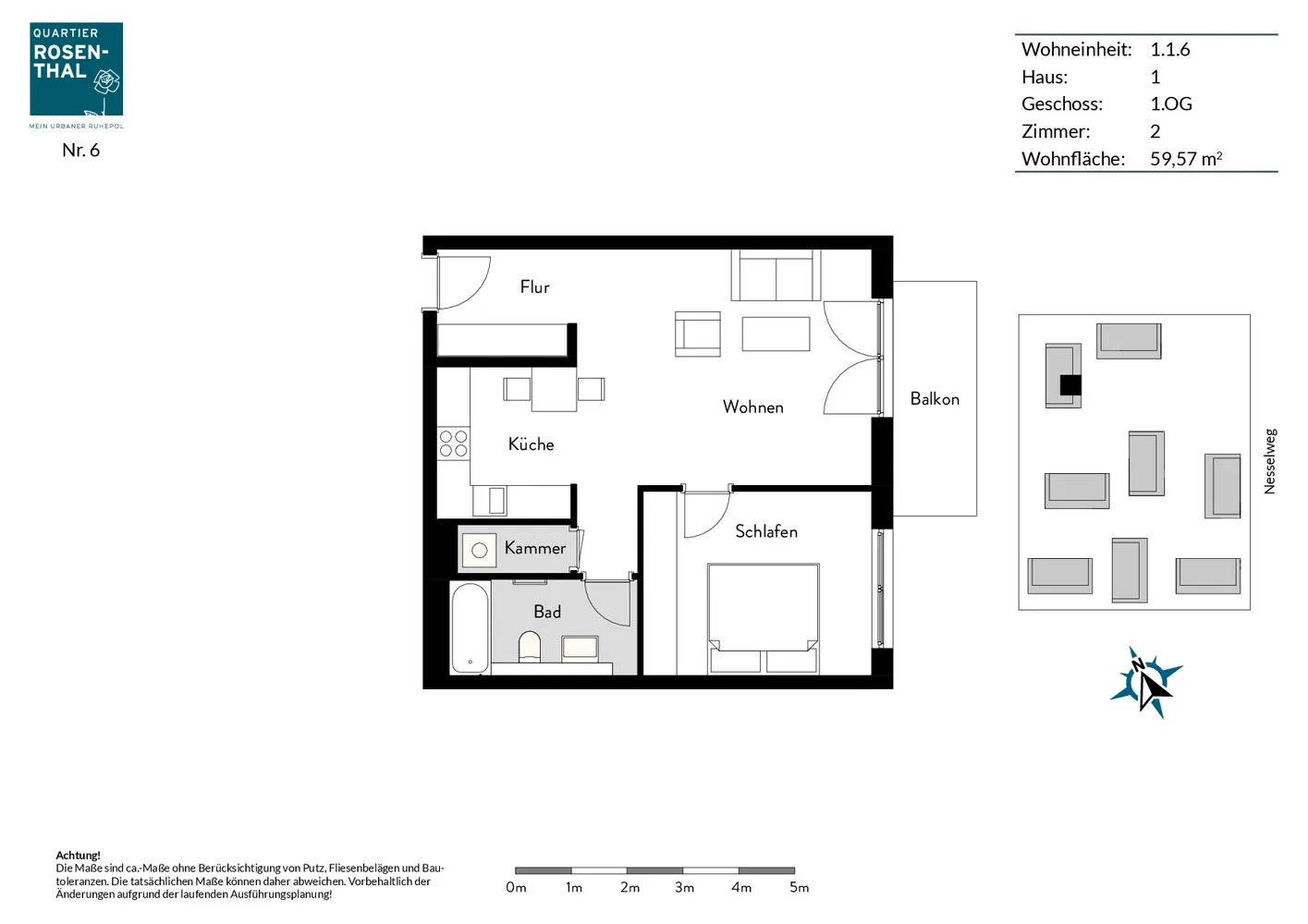 2 Zimmer Wohnung mit 60 m² in Berlin – Bild 8