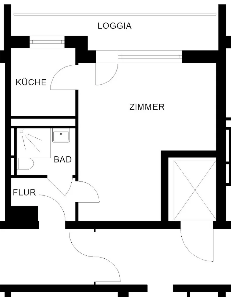 1 room apartment with 37 m² in Cologne – Photo 2