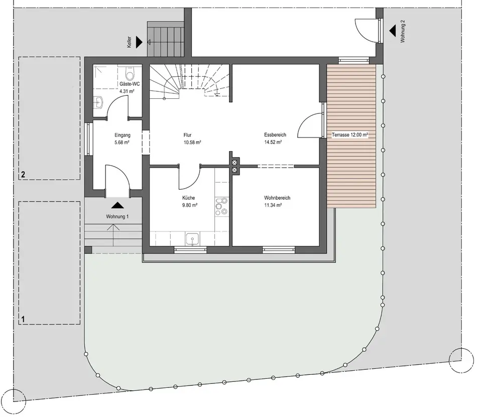 4 Zimmer Haus mit 104 m² in Hannover – Bild 4