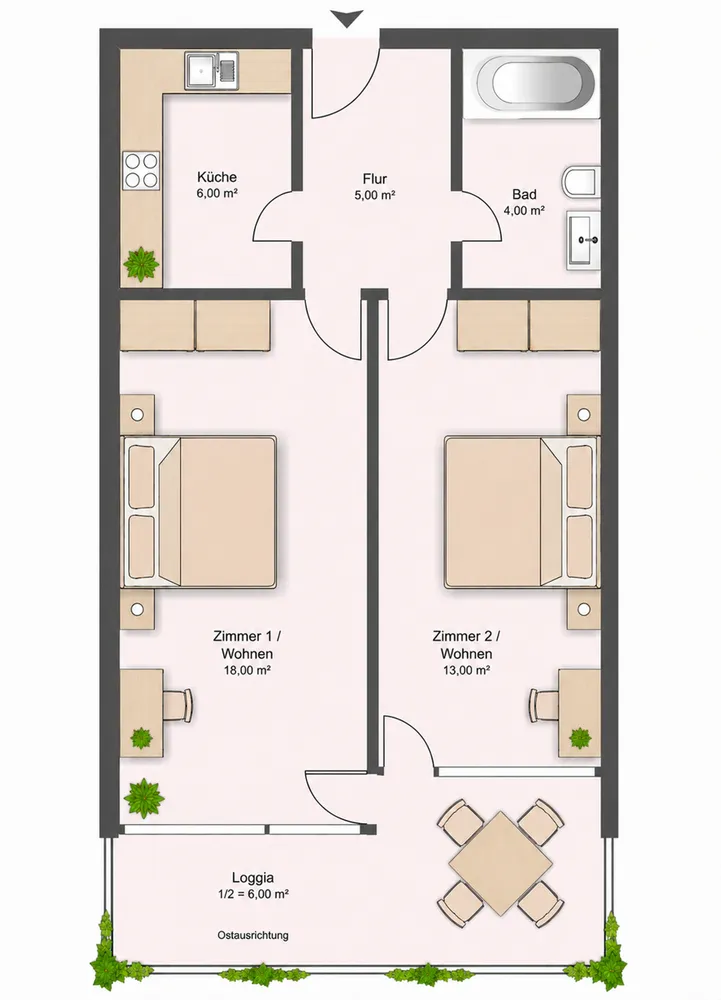 1 Zimmer Wohnung mit 18 m² in München – Bild 7