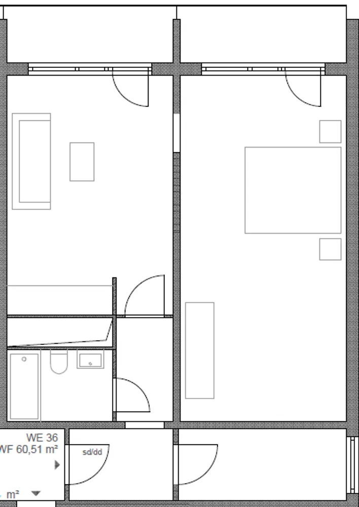 3 Zimmer Wohnung mit 61 m² in Erfurt – Bild 10