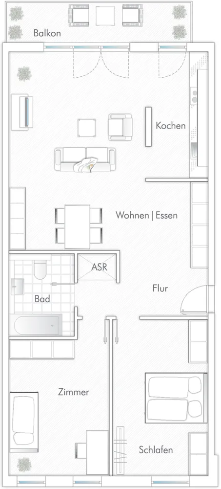 3 Zimmer Wohnung mit 86 m² in Hürth – Bild 3