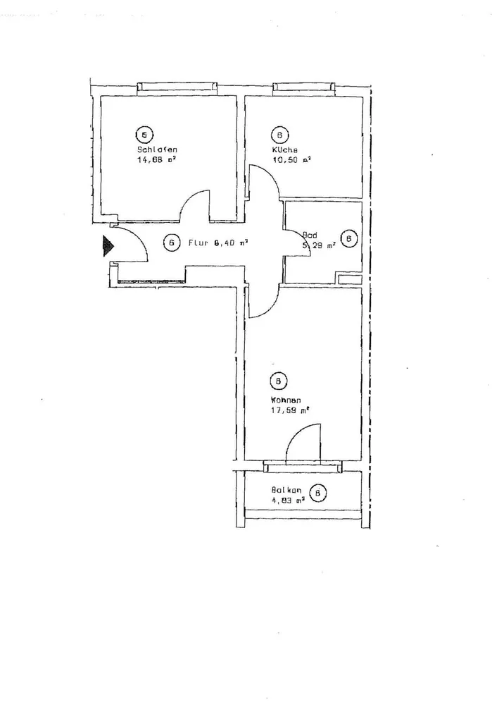 2 room apartment with 59 m² in Magdeburg – Photo 6