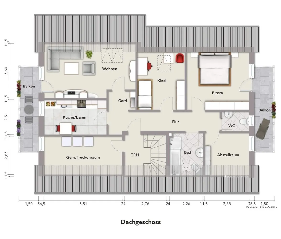 4 room apartment with 120 m² in Cloppenburg – Photo 2