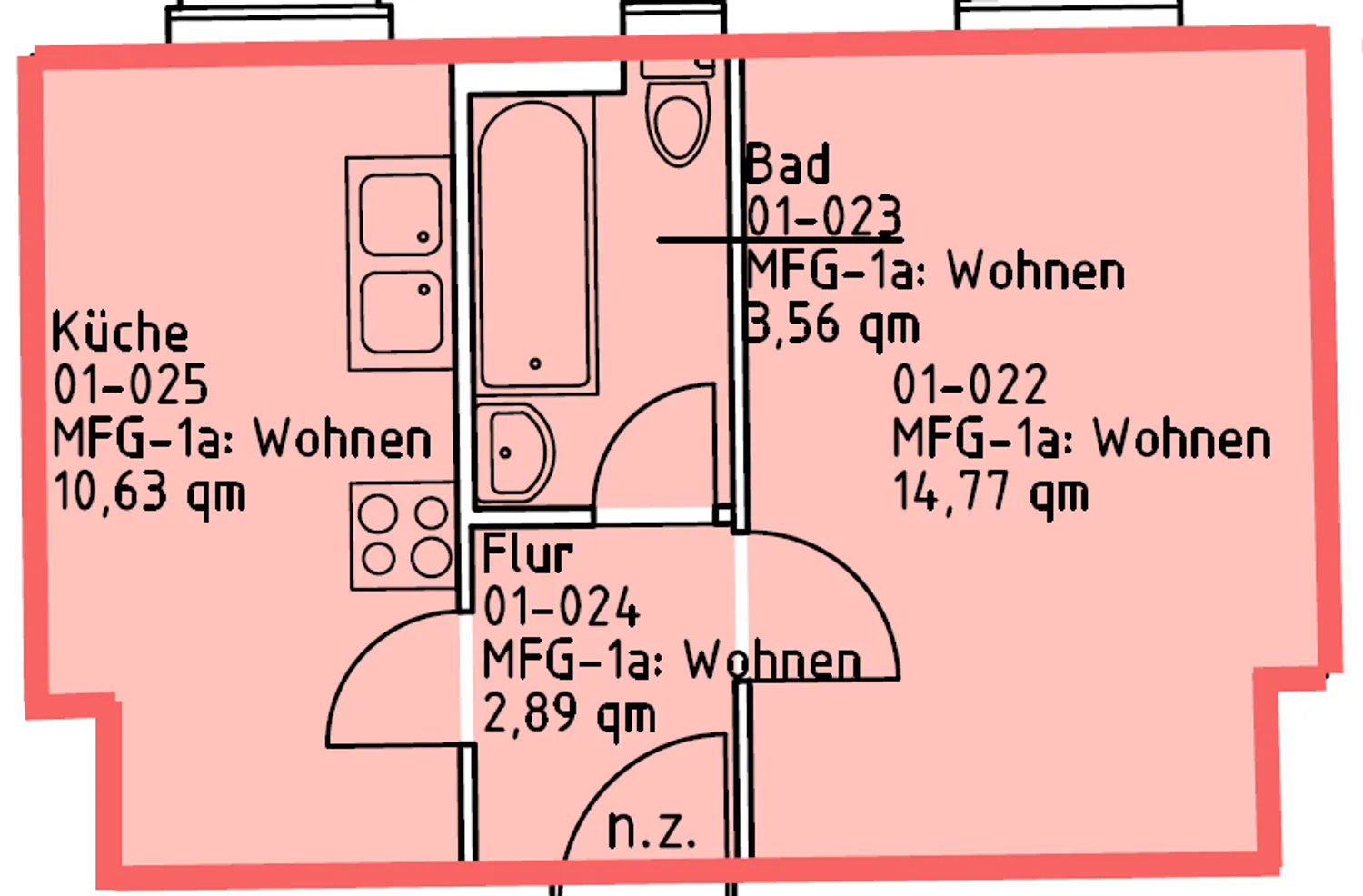 1 Zimmer Wohnung mit 33 m² in Berlin – Bild 8