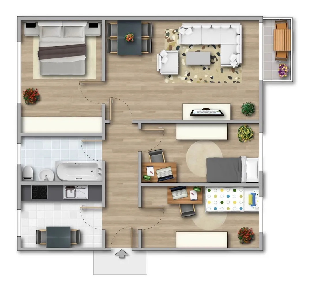 4 Zimmer Wohnung mit 72 m² in Sangerhausen – Bild 5
