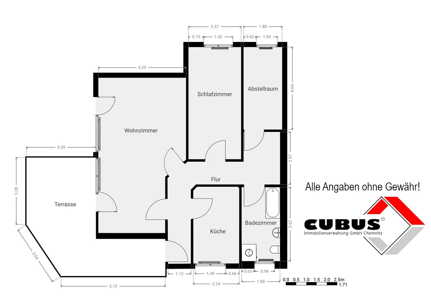2 Zimmer Wohnung mit 87 m² in Chemnitz – Bild 4