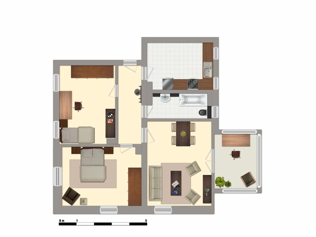 3 Zimmer Wohnung mit 77 m² in Merseburg – Bild 10