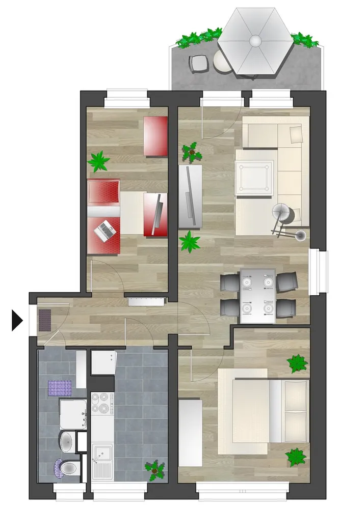 3 Zimmer Wohnung mit 60 m² in Chemnitz – Bild 5