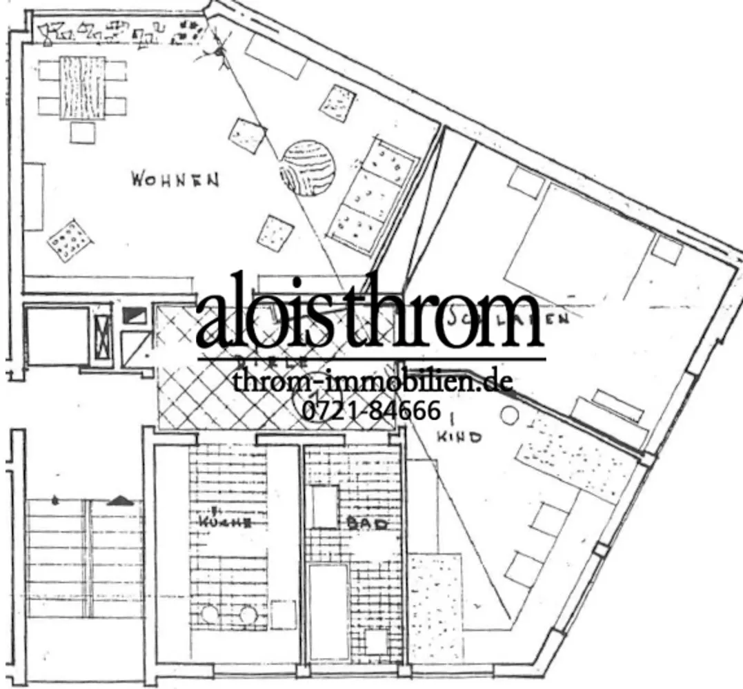 3 Zimmer Wohnung mit 89 m² in Karlsruhe – Bild 9