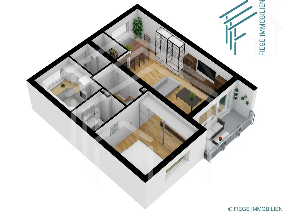 2 Zimmer Wohnung mit 57 m² in Hanau – Bild 6