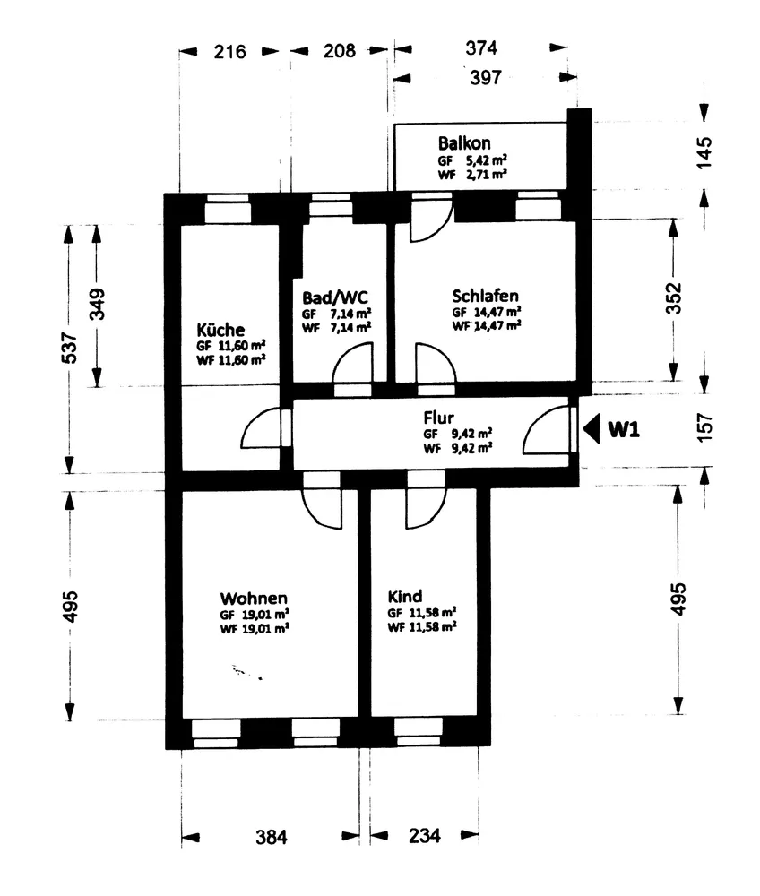 3 room apartment with 76 m² in Chemnitz – Photo 4