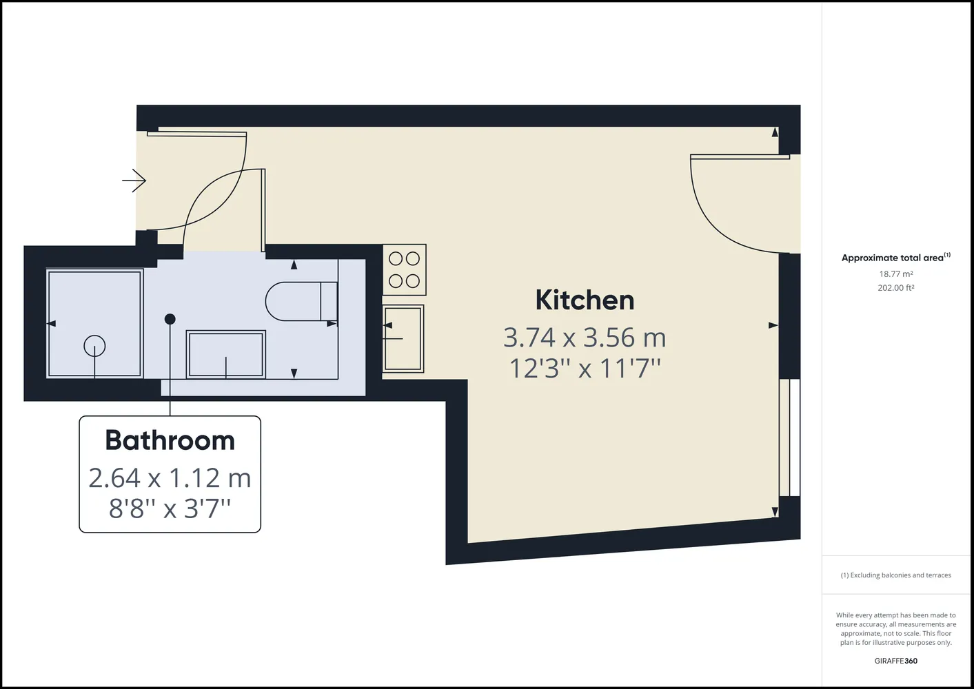 1 Zimmer Wohnung mit 18 m² in Berlin – Bild 6