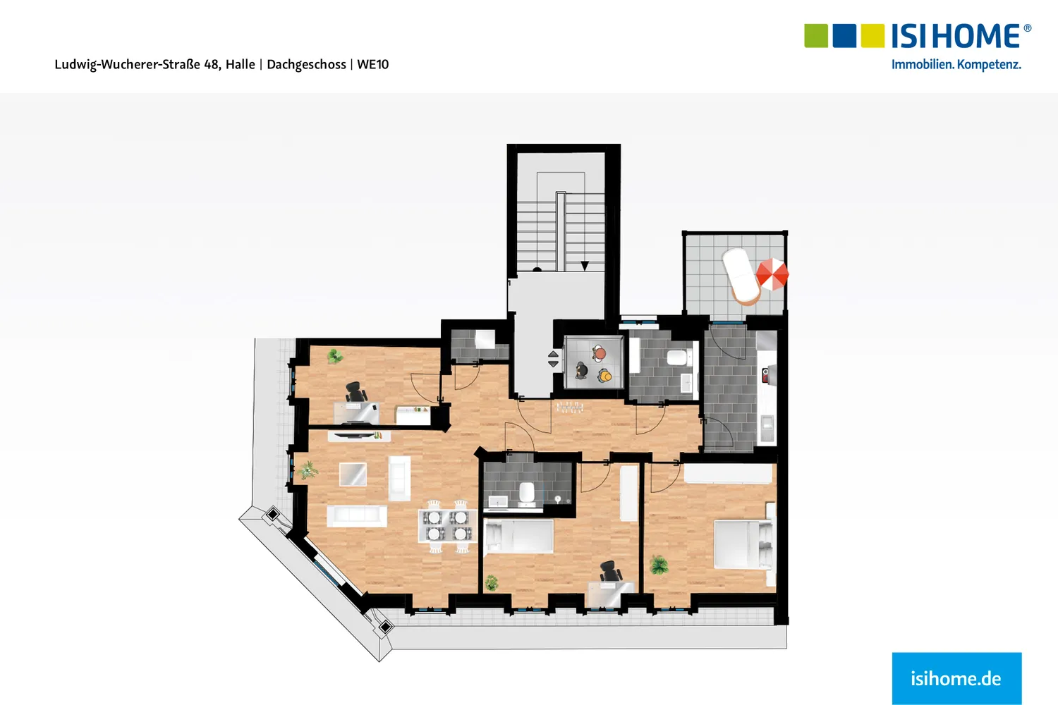 4 Zimmer Wohnung mit 88 m² in Halle (Saale) – Bild 4
