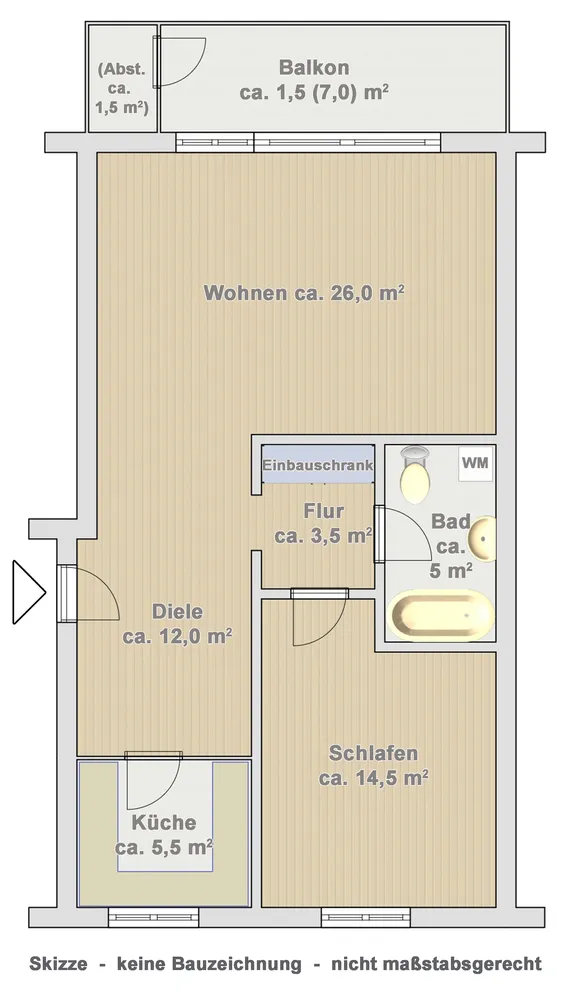 2 Zimmer Wohnung mit 68 m² in Hamburg – Bild 9