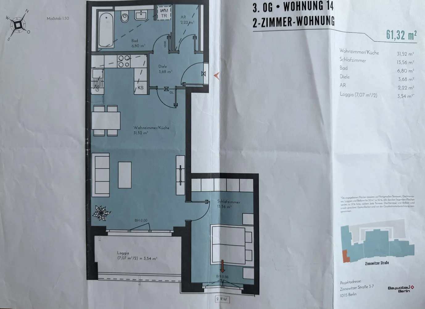 2 Zimmer Wohnung mit 61 m² in Berlin – Bild 7