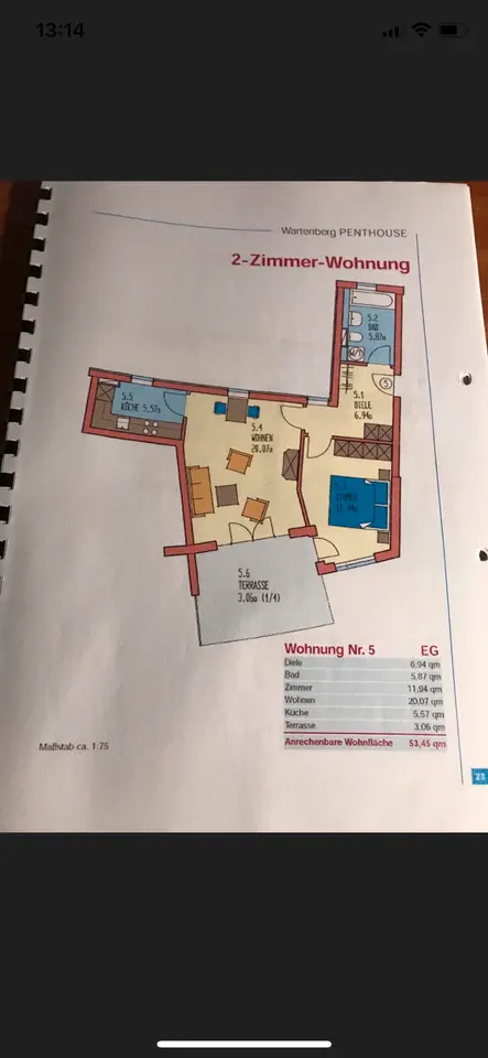 2 Zimmer Wohnung mit 54 m² in Erding – Bild 7
