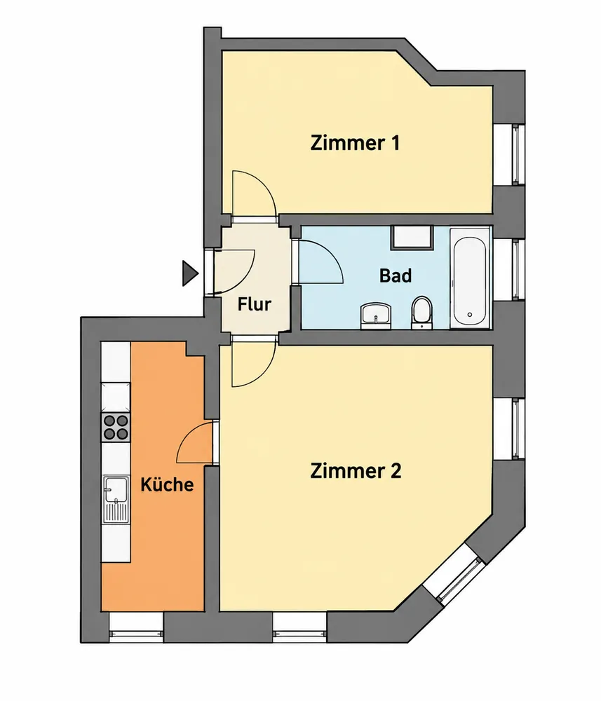2 Zimmer Wohnung mit 58 m² in Leipzig – Bild 7