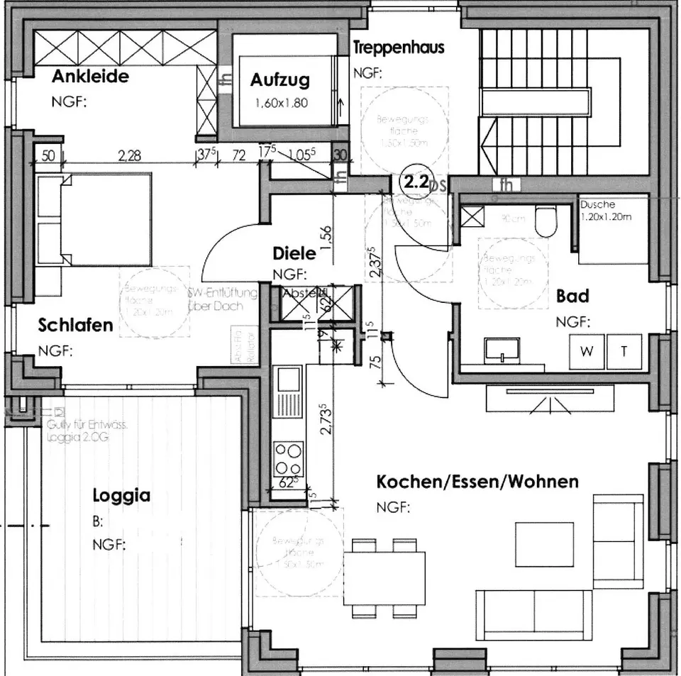 2 Zimmer Wohnung mit 77 m² in Borken – Bild 6