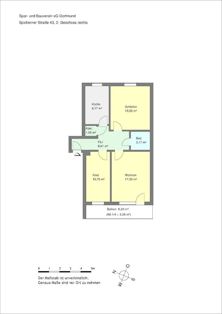 3 Zimmer Wohnung mit 65 m² in Dortmund – Bild 4