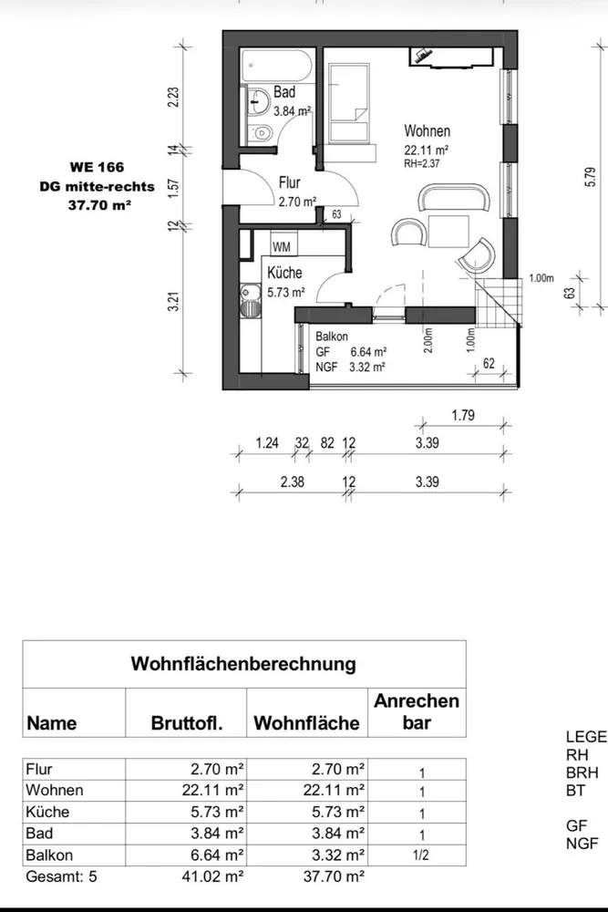 1 Zimmer Wohnung mit 38 m² in Leipzig – Bild 10