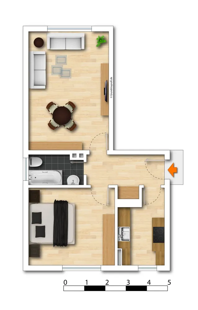 2 Zimmer Wohnung mit 55 m² in Bochum – Bild 9
