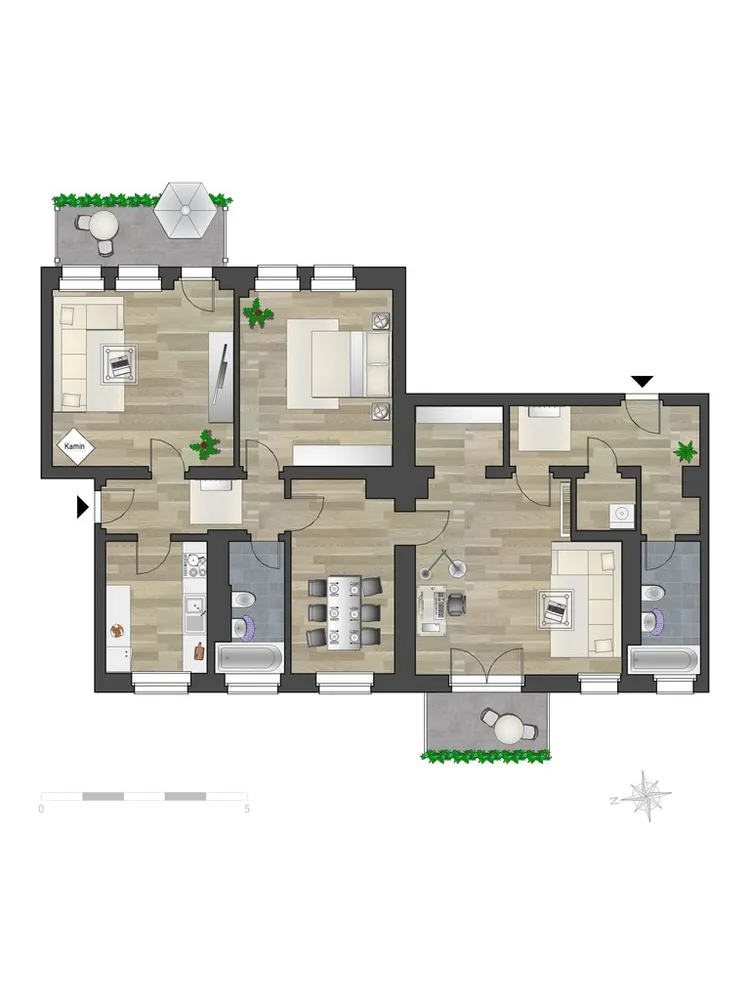 4 Zimmer Wohnung mit 112 m² in Chemnitz – Bild 5
