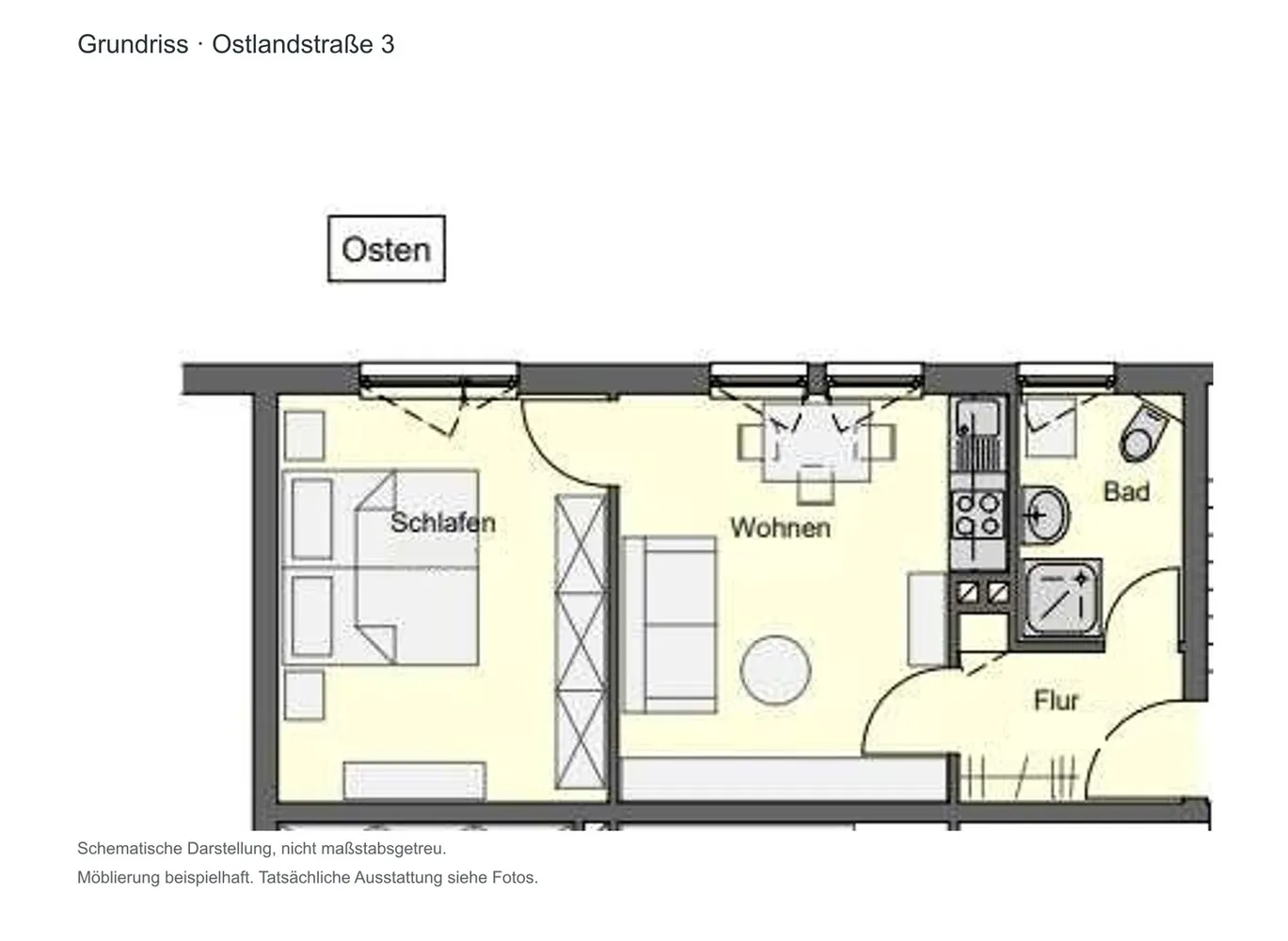 2 Zimmer Wohnung mit 40 m² in Augsburg – Bild 3
