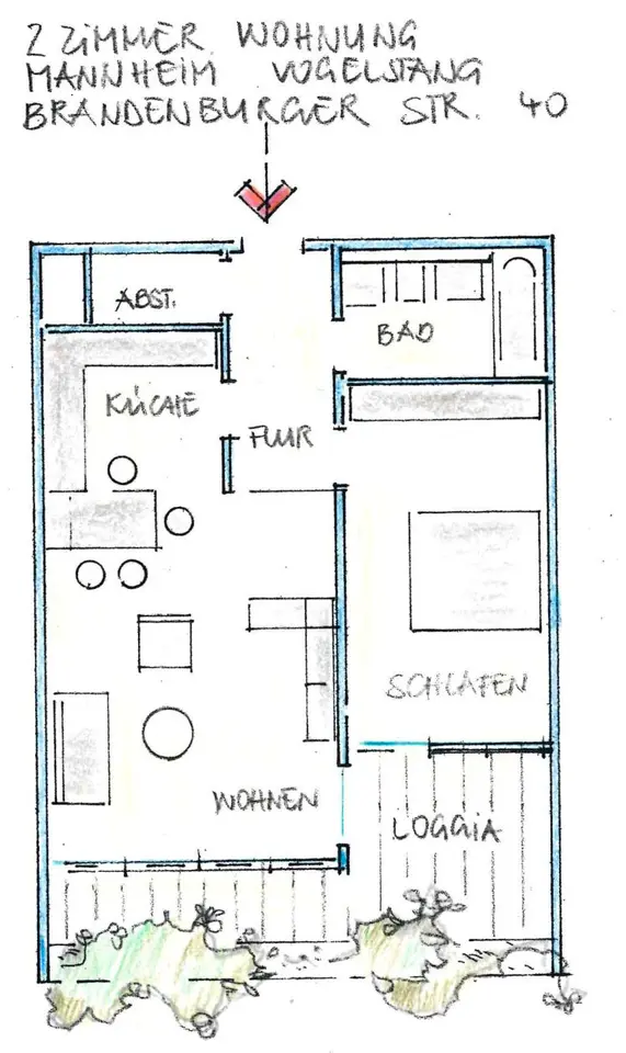 2 Zimmer Wohnung mit 60 m² in Mannheim – Bild 5