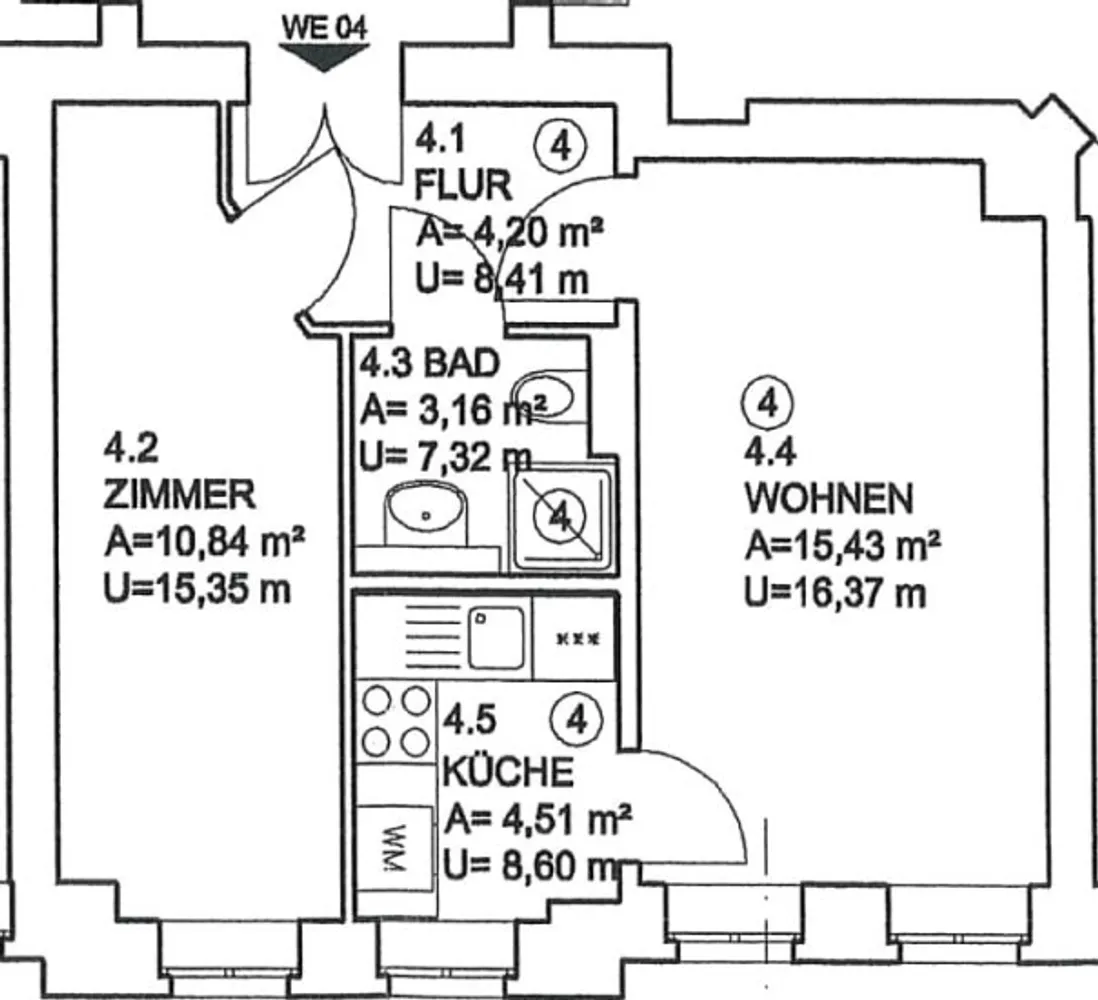 2 Zimmer Wohnung mit 38 m² in Leipzig – Bild 8