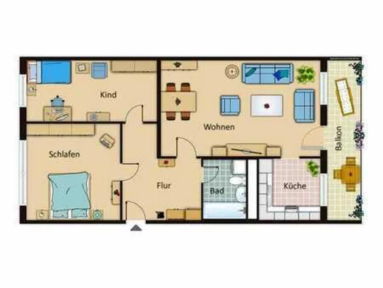 3 Zimmer Wohnung mit 62 m² in Dresden – Bild 4