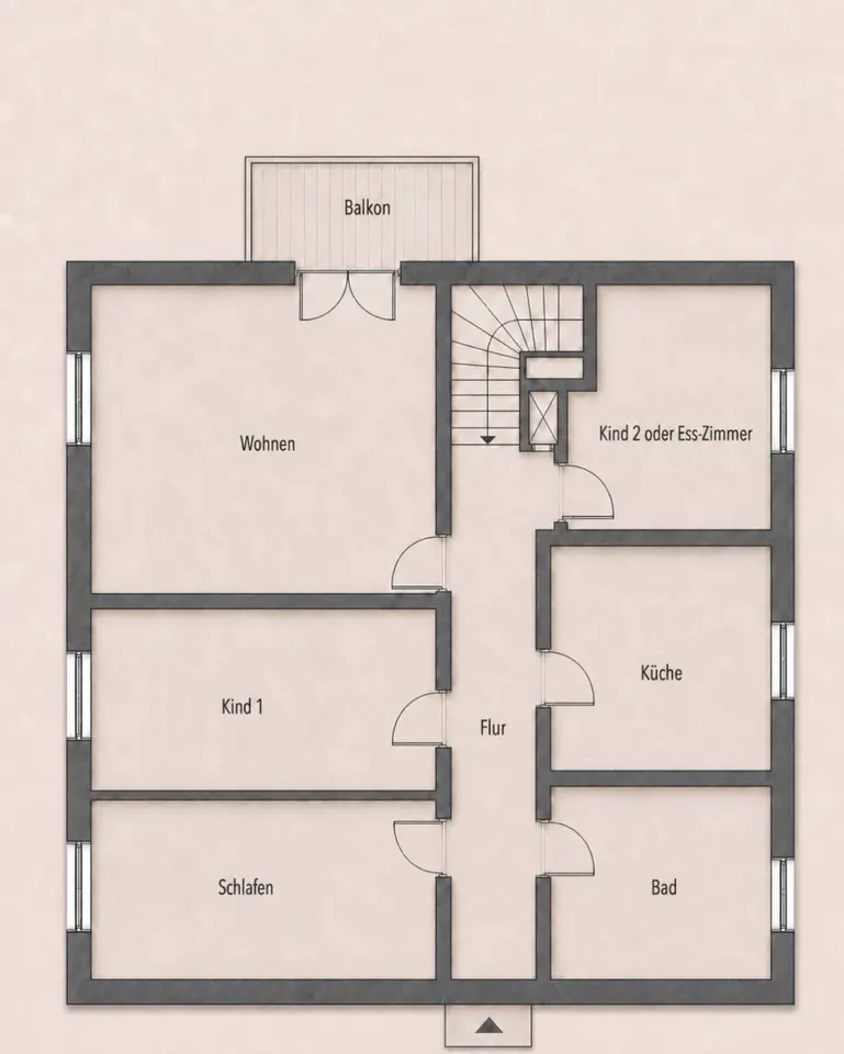 4 Zimmer Wohnung mit 105 m² in Minden – Bild 2