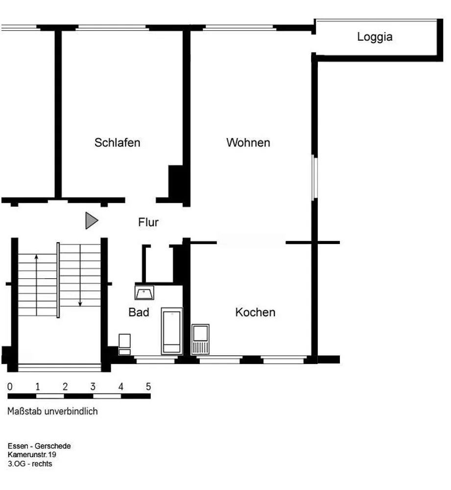 2 Zimmer Wohnung mit 59 m² in Essen – Bild 11