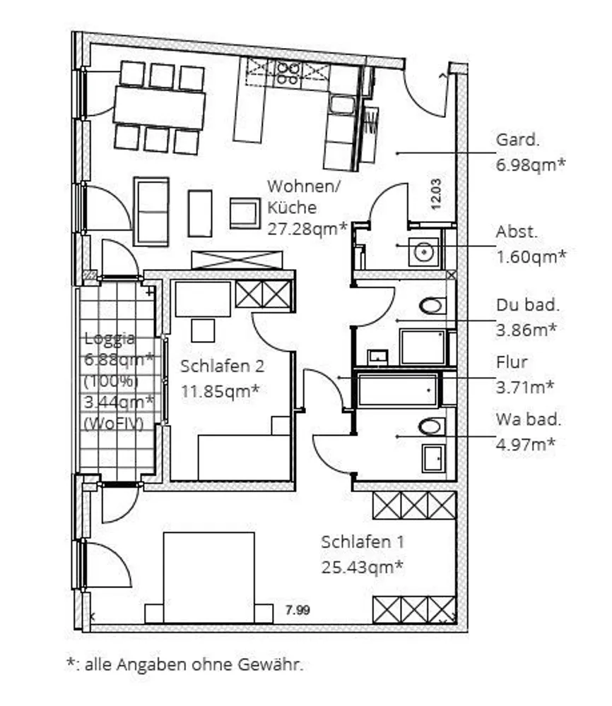 3 Zimmer Wohnung mit 89 m² in Dresden – Bild 10
