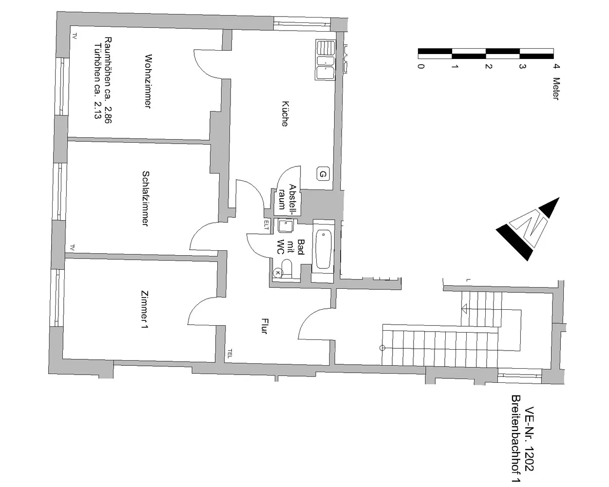 3 Zimmer Wohnung mit 71 m² in Bremen – Bild 2