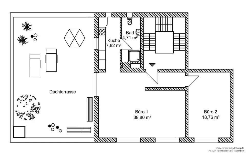 2 room apartment with 72 m² in Magdeburg – Photo 8
