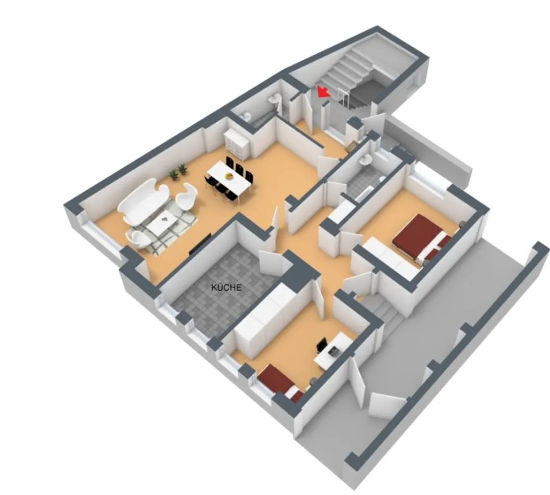 5 Zimmer Wohnung mit 118 m² in Wuppertal – Bild 3
