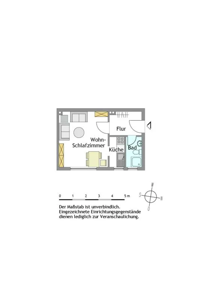 1 Zimmer Wohnung mit 26 m² in Mülheim an der Ruhr – Bild 3