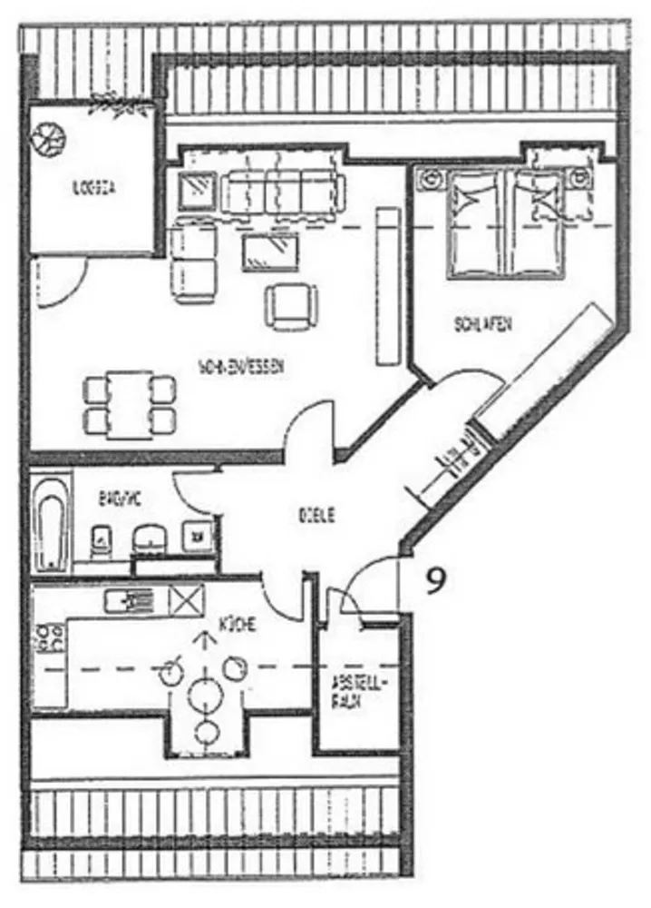 2 room apartment with 69 m² in Bonn – Photo 2