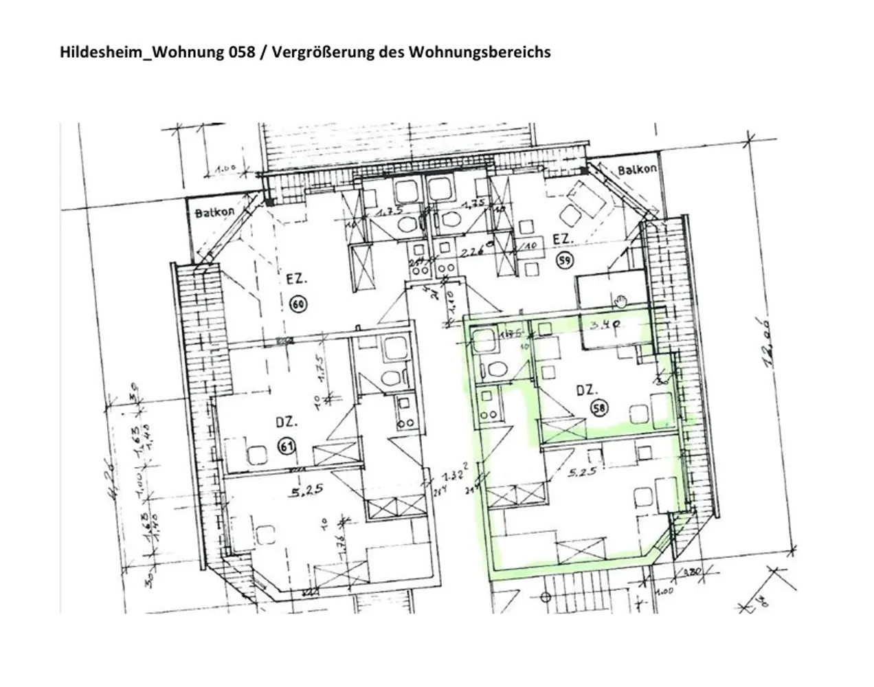 2 Zimmer Wohnung mit 36 m² in Hildesheim – Bild 3