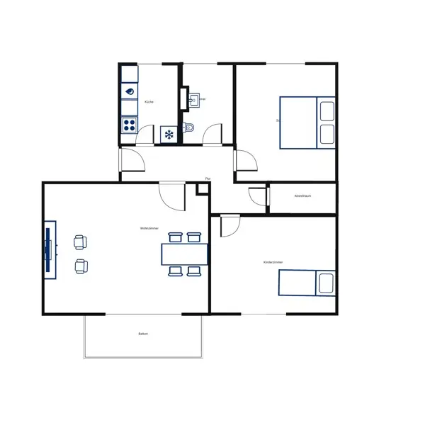 2 Zimmer Wohnung mit 68 m² in Weingarten – Bild 10