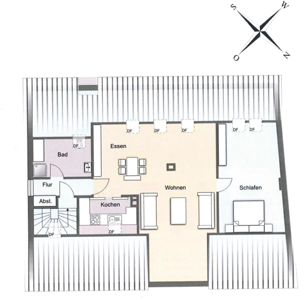 2 Zimmer Wohnung mit 65 m² in Münster – Bild 2