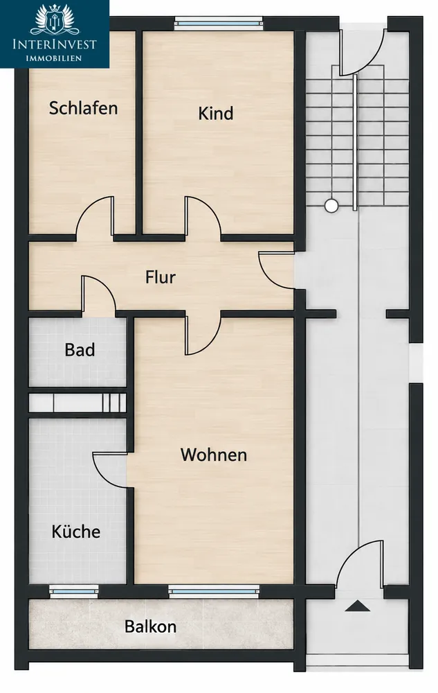 3 room apartment with 70 m² in Magdeburg – Photo 3